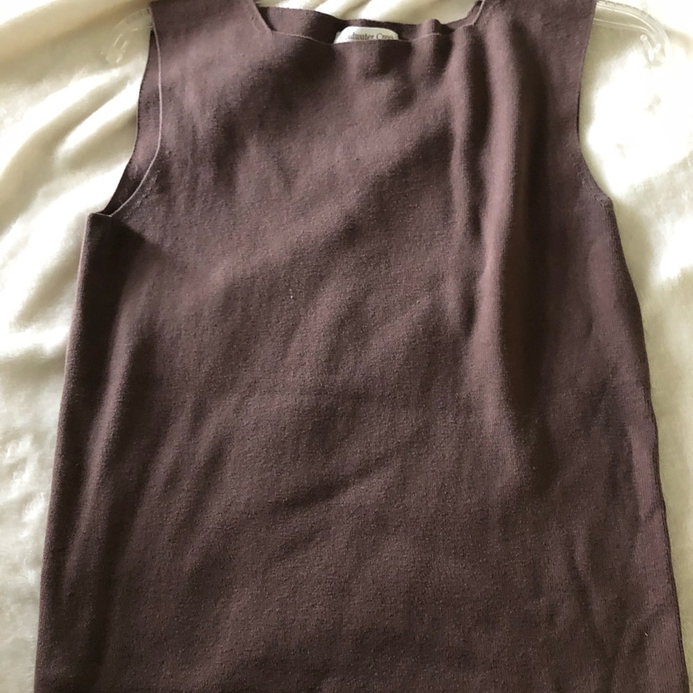 Brown tank top